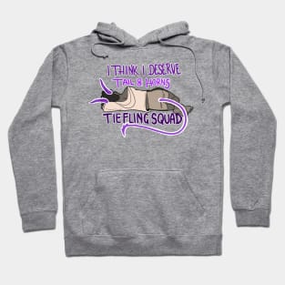 I deserve Horns and Tail (purple) Hoodie
